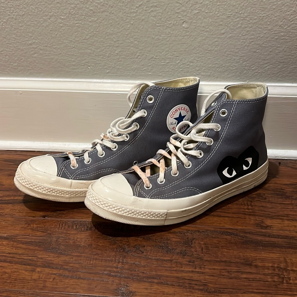Comme Des Garçon Converse Gray Black